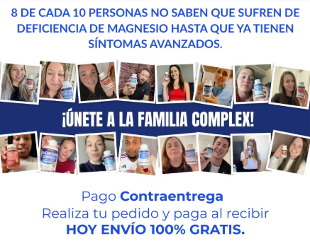MAGNESIO COMPLEX 8 EN 1 - 1000MG (90 Cap)