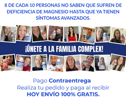 MAGNESIO COMPLEX 8 EN 1 - 1000MG (90 Cap)