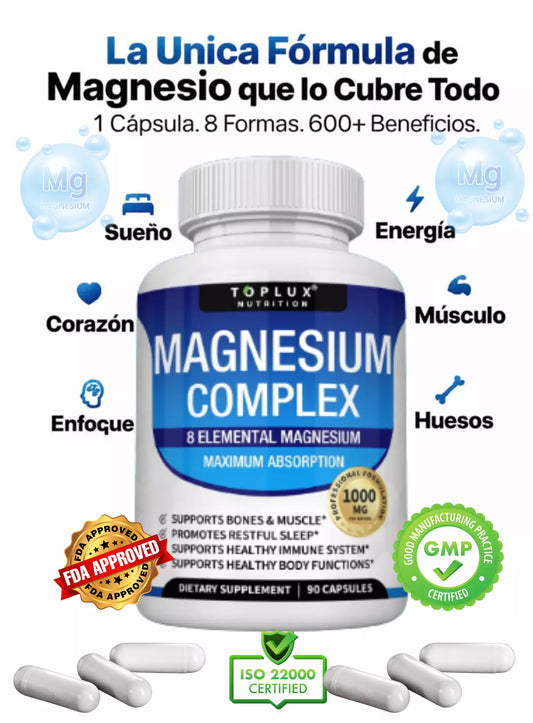 MAGNESIO COMPLEX 8 EN 1 - 1000MG (90 Cap)